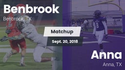 Matchup: Benbrook  vs. Anna  2018