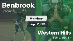 Matchup: Benbrook  vs. Western Hills  2018