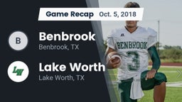 Recap: Benbrook  vs. Lake Worth  2018