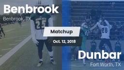 Matchup: Benbrook  vs. Dunbar  2018