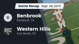 Recap: Benbrook  vs. Western Hills  2019