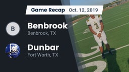 Recap: Benbrook  vs. Dunbar  2019