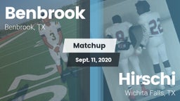Matchup: Benbrook  vs. Hirschi  2020