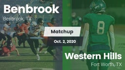 Matchup: Benbrook  vs. Western Hills  2020