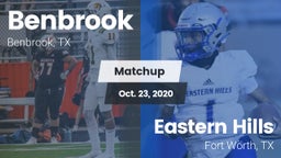 Matchup: Benbrook  vs. Eastern Hills  2020