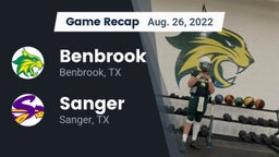 Recap: Benbrook  vs. Sanger  2022