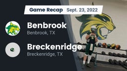 Recap: Benbrook  vs. Breckenridge  2022