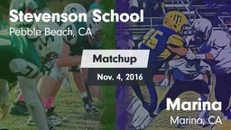 Matchup: Stevenson vs. Marina  2016