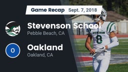 Recap: Stevenson School vs. Oakland  2018