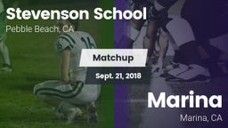 Matchup: Stevenson vs. Marina  2018