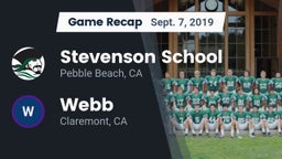 Recap: Stevenson School vs. Webb  2019