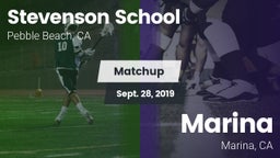 Matchup: Stevenson vs. Marina  2019