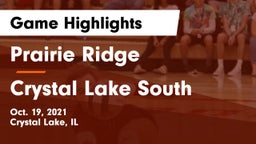 Prairie Ridge  vs Crystal Lake South  Game Highlights - Oct. 19, 2021