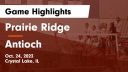 Prairie Ridge  vs Antioch  Game Highlights - Oct. 24, 2023