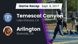 Recap: Temescal Canyon  vs. Arlington  2017