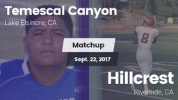 Matchup: Temescal Canyon vs. Hillcrest  2017