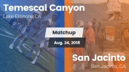 Matchup: Temescal Canyon vs. San Jacinto  2018