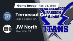 Recap: Temescal Canyon  vs. JW North  2018