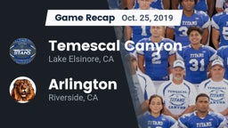 Recap: Temescal Canyon  vs. Arlington  2019