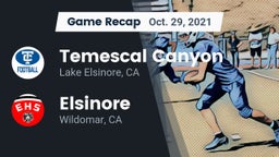 Recap: Temescal Canyon  vs. Elsinore  2021