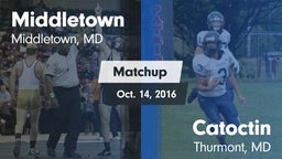 Matchup: Middletown High vs. Catoctin  2016