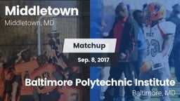 Matchup: Middletown High vs. Baltimore Polytechnic Institute 2017