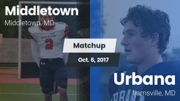 Matchup: Middletown High vs. Urbana  2017