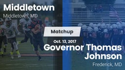 Matchup: Middletown High vs. Governor Thomas Johnson  2017