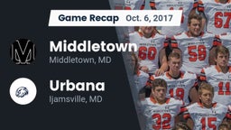 Recap: Middletown  vs. Urbana  2017
