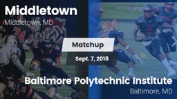 Matchup: Middletown High vs. Baltimore Polytechnic Institute 2018