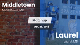 Matchup: Middletown High vs. Laurel  2018