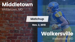 Matchup: Middletown High vs. Walkersville  2018