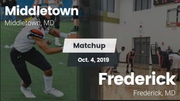 Matchup: Middletown High vs. Frederick  2019