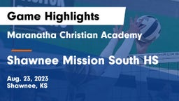 Maranatha Christian Academy vs Shawnee Mission South HS Game Highlights - Aug. 23, 2023