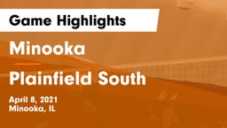 Minooka  vs Plainfield South Game Highlights - April 8, 2021