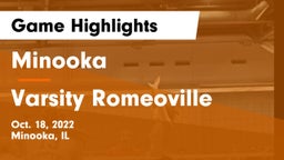 Minooka  vs Varsity Romeoville  Game Highlights - Oct. 18, 2022
