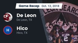 Recap: De Leon  vs. Hico  2018