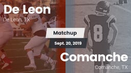 Matchup: De Leon  vs. Comanche  2019