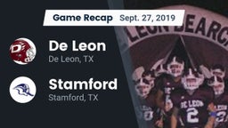 Recap: De Leon  vs. Stamford  2019