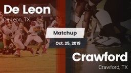 Matchup: De Leon  vs. Crawford  2019