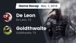Recap: De Leon  vs. Goldthwaite  2019