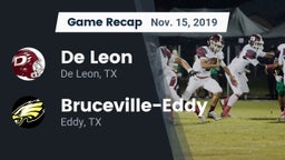 Recap: De Leon  vs. Bruceville-Eddy  2019