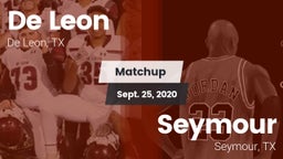 Matchup: De Leon  vs. Seymour  2020