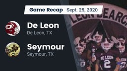 Recap: De Leon  vs. Seymour  2020