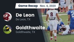 Recap: De Leon  vs. Goldthwaite  2020