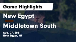 New Egypt  vs Middletown South Game Highlights - Aug. 27, 2021