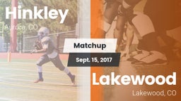 Matchup: Hinkley  vs. Lakewood  2017