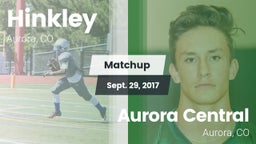 Matchup: Hinkley  vs. Aurora Central  2017