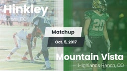 Matchup: Hinkley  vs. Mountain Vista  2017