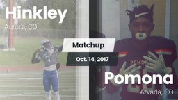 Matchup: Hinkley  vs. Pomona  2017